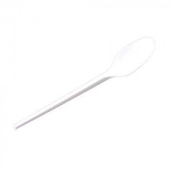100 Stk. Mehrwegbesteck Löffel 16-18 cm weiß